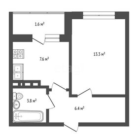 Квартира 32,7 м², 1-комнатная - изображение 1