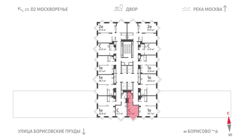 Квартира 21,7 м², студия - изображение 2