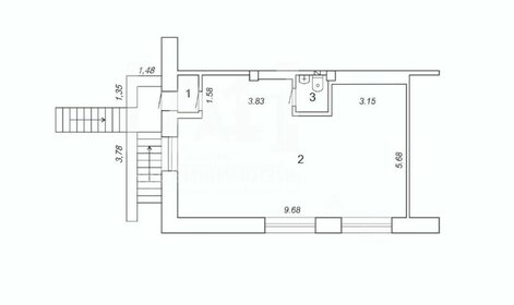 54,6 м², помещение свободного назначения - изображение 5