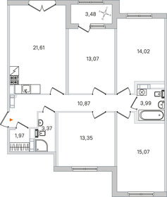 Квартира 99,1 м², 4-комнатная - изображение 1