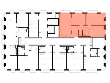 Квартира 73,5 м², 3-комнатная - изображение 2