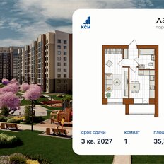 Квартира 35,3 м², 1-комнатная - изображение 3