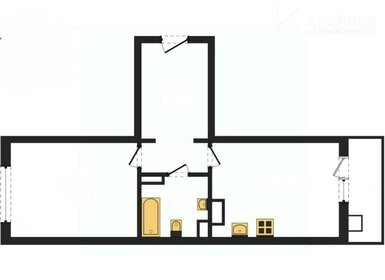 Квартира 41,6 м², 1-комнатная - изображение 1