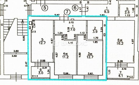 Квартира 50,5 м², 2-комнатная - изображение 1