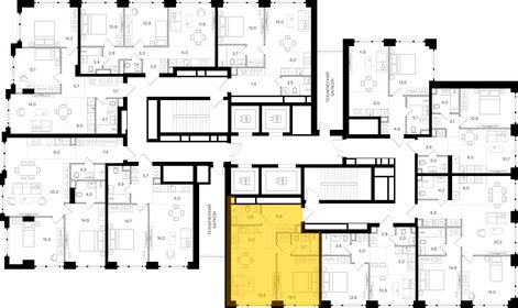 Квартира 48,7 м², 1-комнатная - изображение 2
