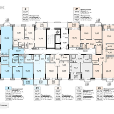 Квартира 53,9 м², 1-комнатная - изображение 3