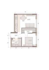 Квартира 37,6 м², 2-комнатная - изображение 3