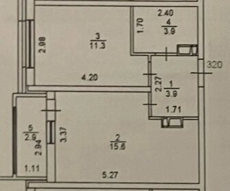 Квартира 34,7 м², 1-комнатная - изображение 1