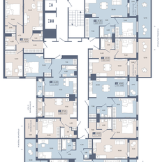 Квартира 43,2 м², 1-комнатная - изображение 3