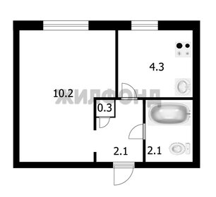 Квартира 19 м², 1-комнатная - изображение 5