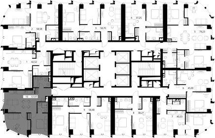Квартира 58 м², 2-комнатная - изображение 3