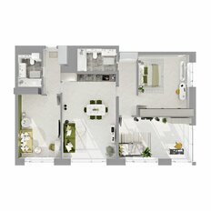 Квартира 120,1 м², 3-комнатная - изображение 4