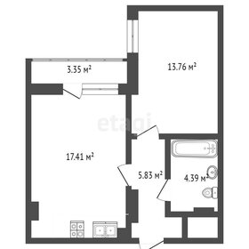 Квартира 39,1 м², 1-комнатная - изображение 1