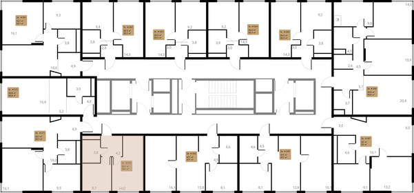 Квартира 30,1 м², 1-комнатная - изображение 3