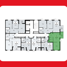 Квартира 34,2 м², 1-комнатная - изображение 2