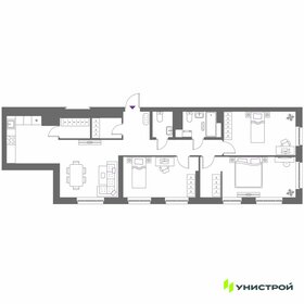 Квартира 92,6 м², 3-комнатная - изображение 1