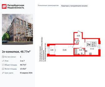 Квартира 48,8 м², 1-комнатная - изображение 1