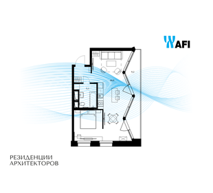 Квартира 58,3 м², 2-комнатные - изображение 1