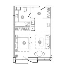 Квартира 41 м², 2-комнатная - изображение 2