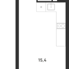 Квартира 24,2 м², студия - изображение 2
