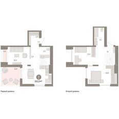 Квартира 101 м², 2-комнатная - изображение 3