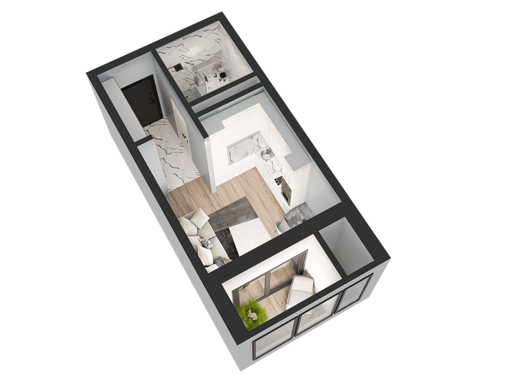 20,7 м², квартира-студия 4 797 760 ₽ - изображение 32