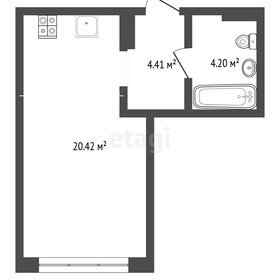 Квартира 29,2 м², студия - изображение 1