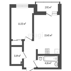 Квартира 40,5 м², 1-комнатная - изображение 1