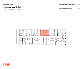 Квартира 51,7 м², 2-комнатная - изображение 2
