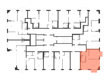 Квартира 44 м², 1-комнатная - изображение 2