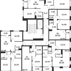 Квартира 60,3 м², 2-комнатная - изображение 3