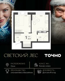 Квартира 30,1 м², 1-комнатная - изображение 1