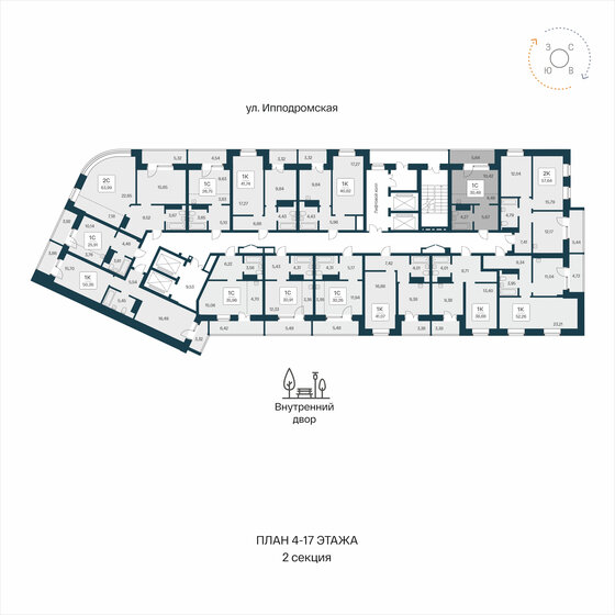 30,5 м², квартира-студия 7 000 000 ₽ - изображение 10