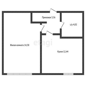 Квартира 38 м², 1-комнатная - изображение 1