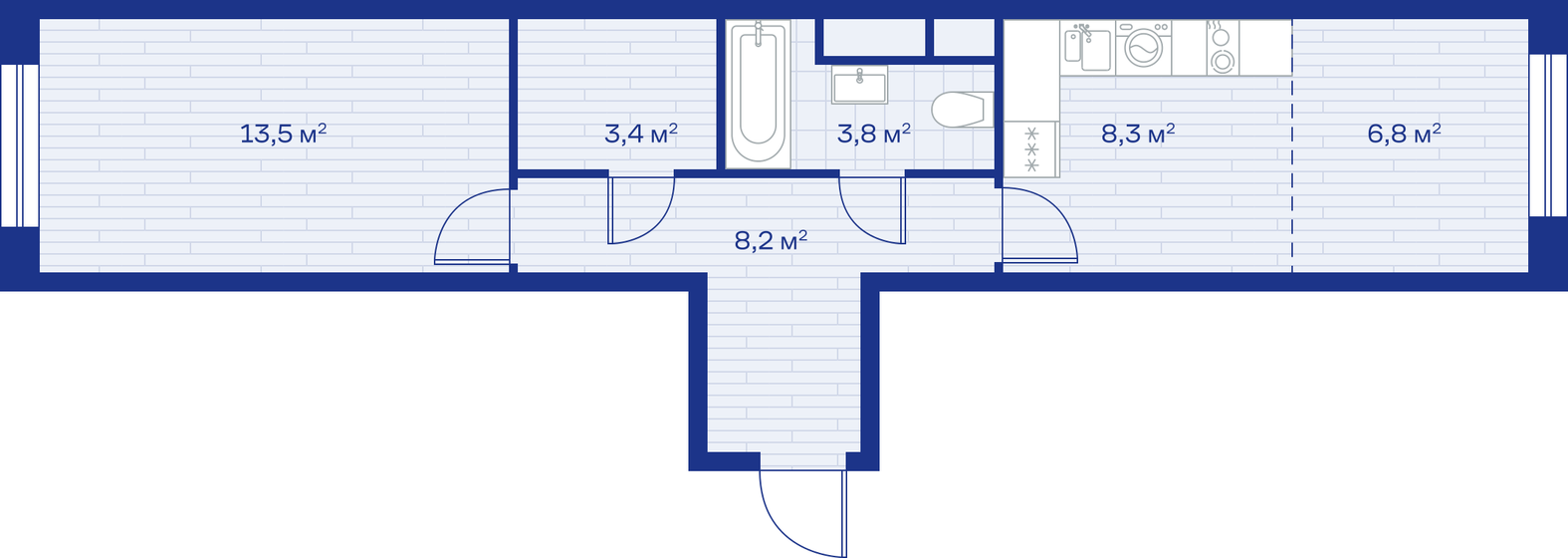 37,2 м², 2-комнатная квартира 9 667 952 ₽ - изображение 14
