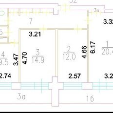 Квартира 83,5 м², 3-комнатная - изображение 1