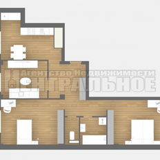Квартира 93,5 м², 3-комнатная - изображение 3