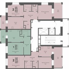 Квартира 66,2 м², 2-комнатная - изображение 2