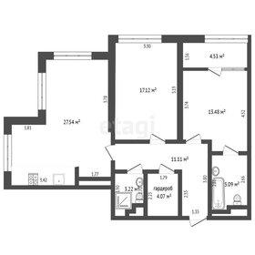 Квартира 85,5 м², 3-комнатная - изображение 1