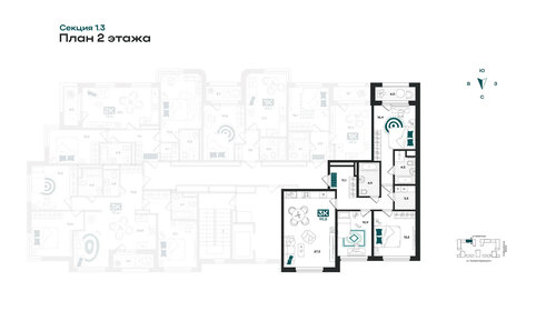 Квартира 95,8 м², 3-комнатная - изображение 2