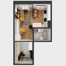 Квартира 28,1 м², студия - изображение 3