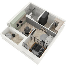 Квартира 37,1 м², 1-комнатная - изображение 5