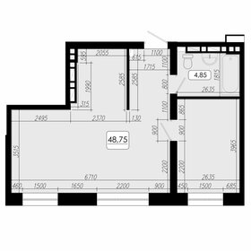 Квартира 48,8 м², 2-комнатная - изображение 1