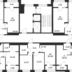 Квартира 47,1 м², 1-комнатная - изображение 4