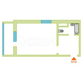Квартира 38,3 м², студия - изображение 1