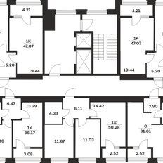Квартира 47,1 м², 1-комнатная - изображение 4