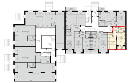 Квартира 42,6 м², 1-комнатная - изображение 2