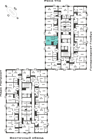 27 м², квартира-студия 3 300 000 ₽ - изображение 82