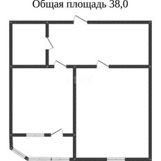 Квартира 36,8 м², 1-комнатная - изображение 2