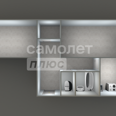 Квартира 44,4 м², 2-комнатная - изображение 3